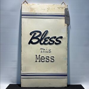 Bless This Mess Wall Sign
